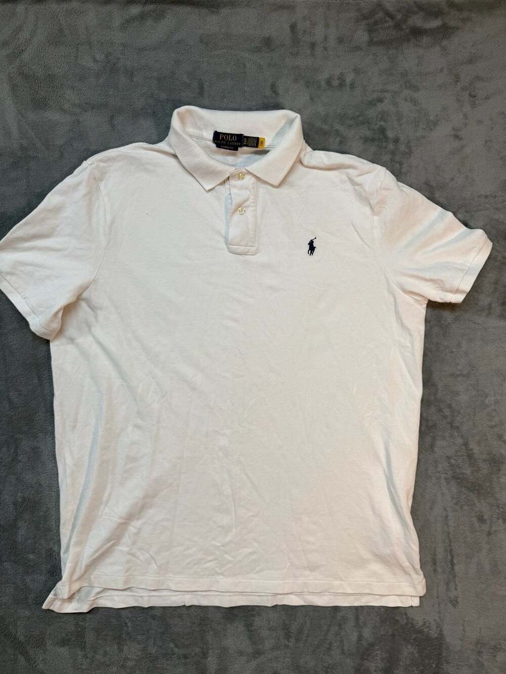 Polo Ralph Lauren Classic Fit Polo Shirt Size XL White